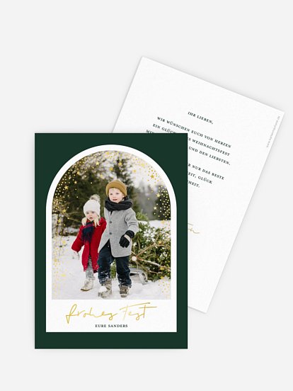 Weihnachtskarte Twinkle