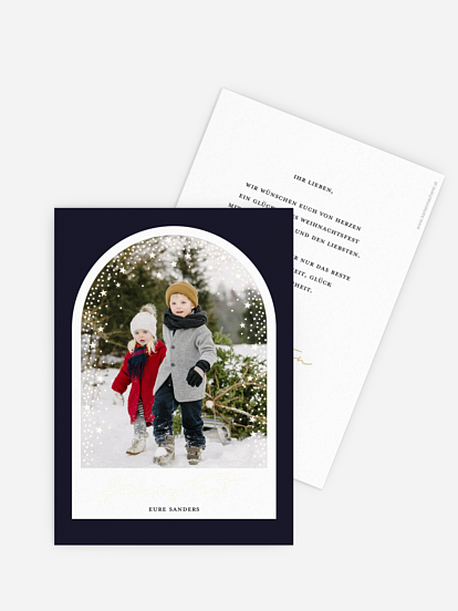 Weihnachtskarte Twinkle