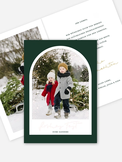 Weihnachtskarte Twinkle