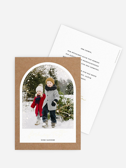 Weihnachtskarte Twinkle