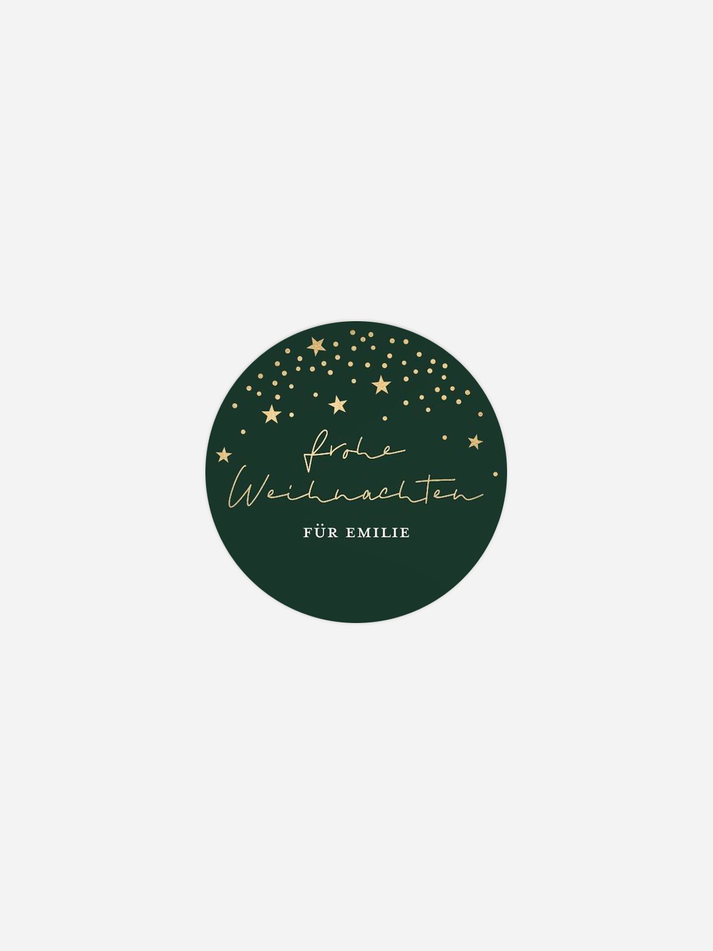 Geschenkaufkleber personalisiert Twinkle