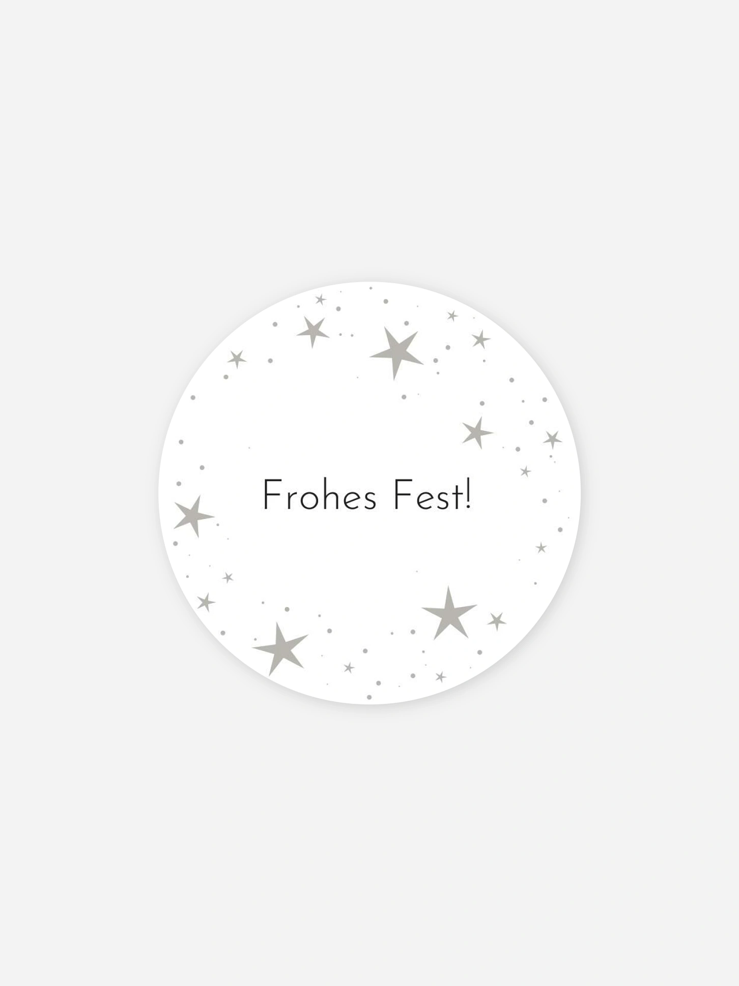 Geschenkaufkleber Weihnachten Joyful Lights