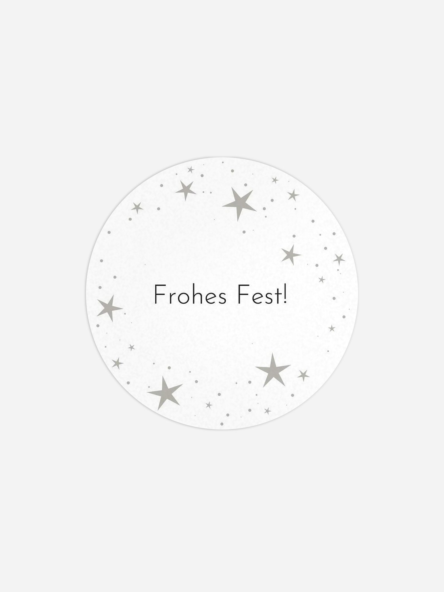 Geschenkaufkleber Weihnachten Joyful Lights