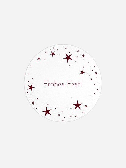 Geschenkaufkleber Weihnachten Joyful Lights