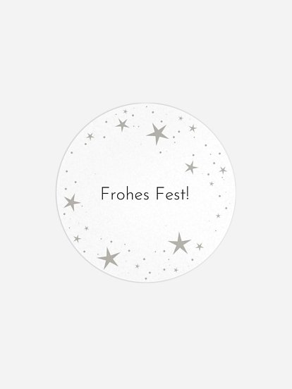 Geschenkaufkleber Weihnachten Joyful Lights