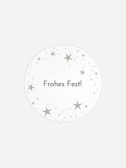 Geschenkaufkleber Weihnachten Joyful Lights