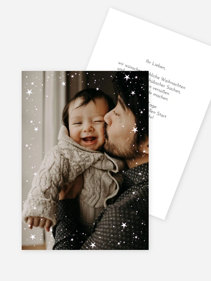 Weihnachtskarte Joyful Lights