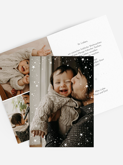 Weihnachtskarte Joyful Lights