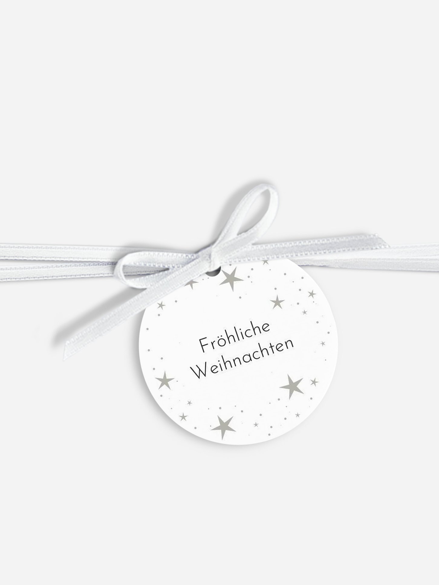 Anhänger mit Band personalisiert Joyful Lights