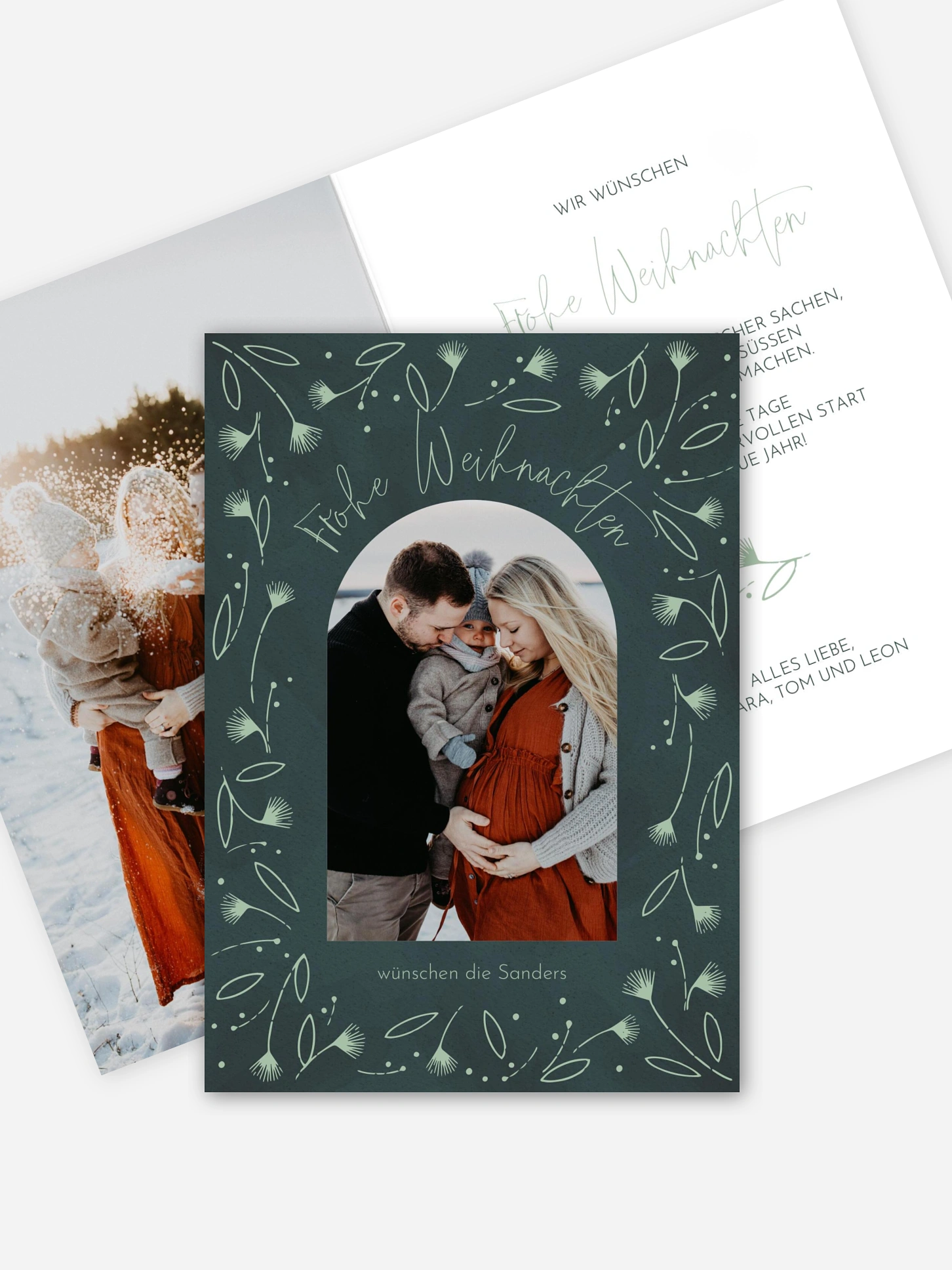 Weihnachtskarte Cozy