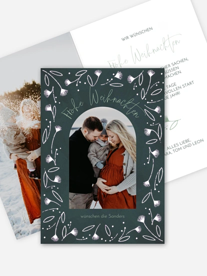 Weihnachtskarte Cozy