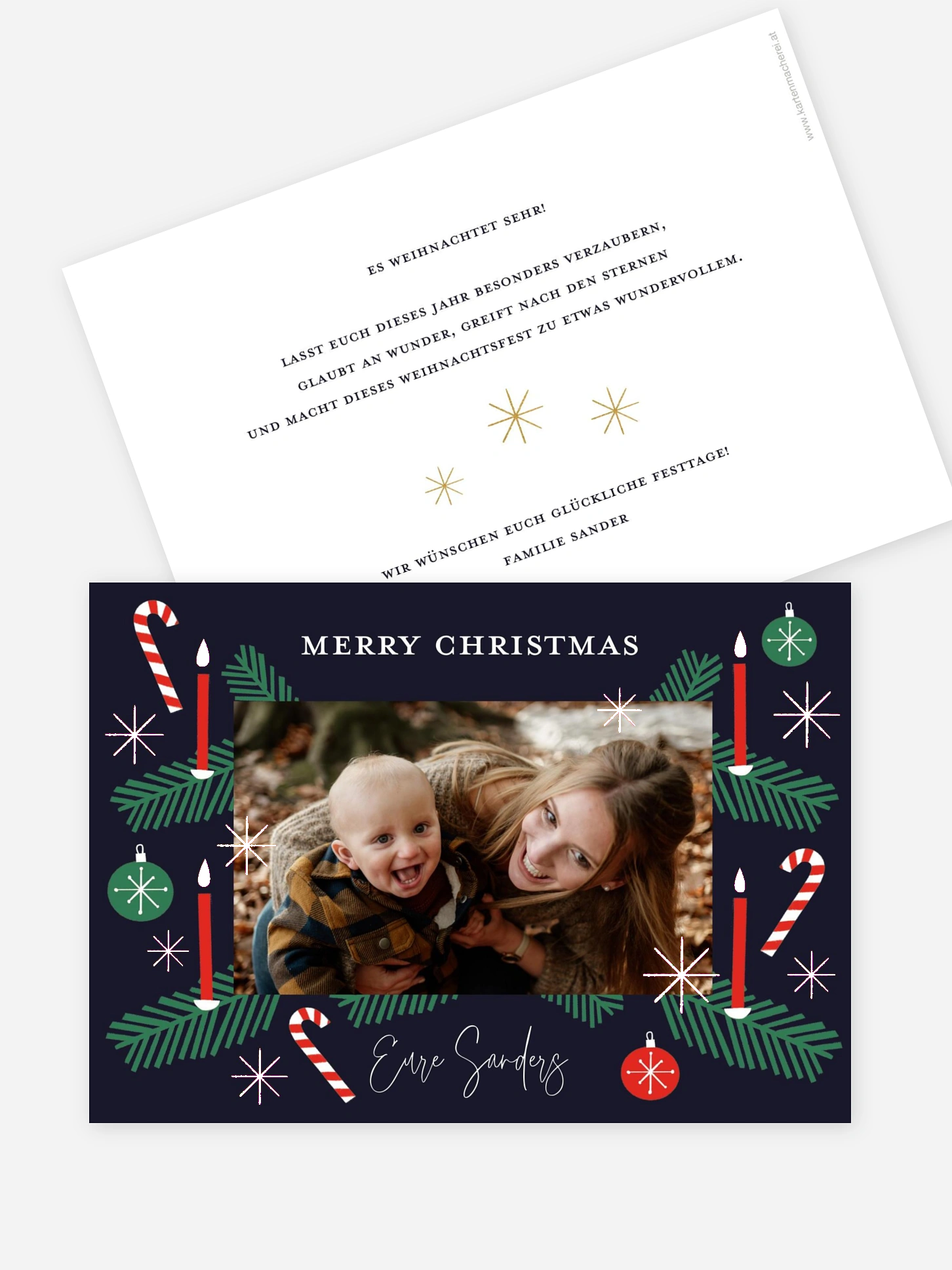 Weihnachtskarte Advent