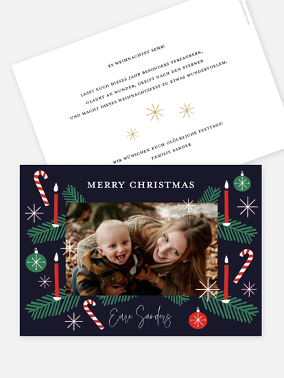 Weihnachtskarte Advent