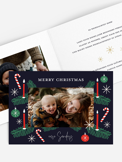 Weihnachtskarte Advent