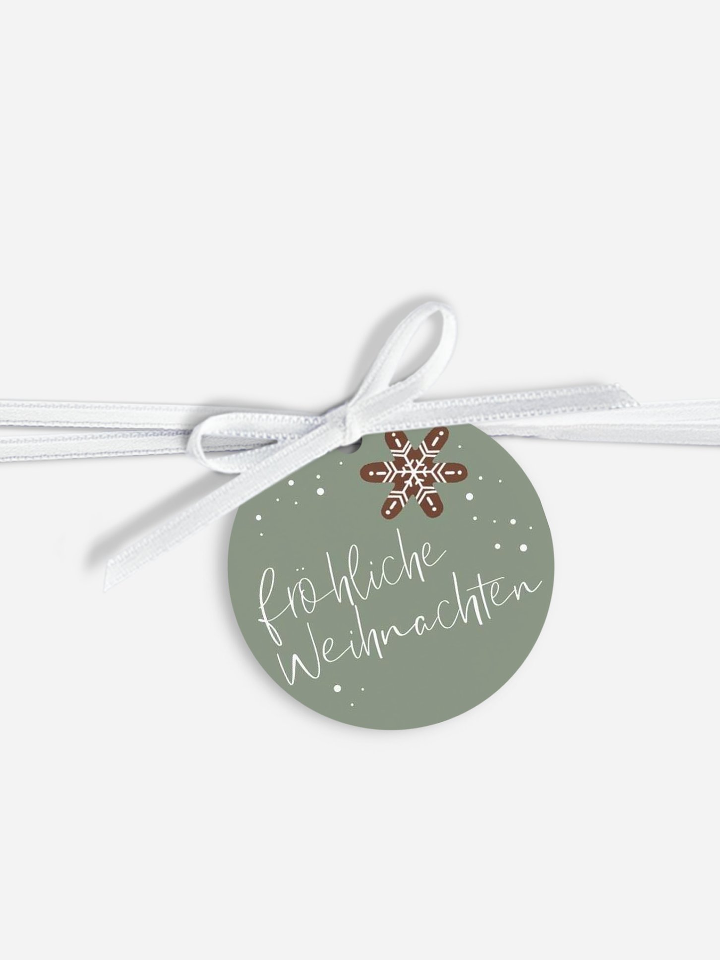 Geschenkeanhänger Gingerbread
