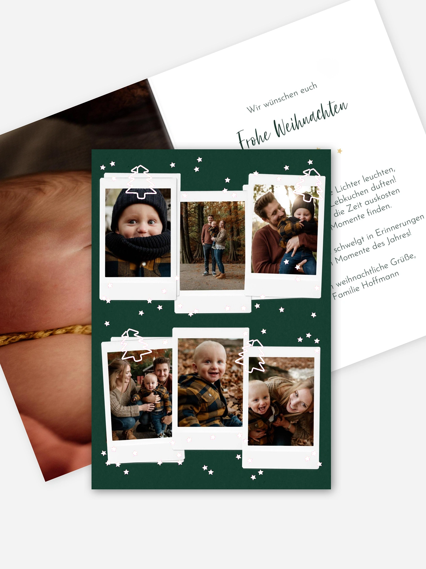 Weihnachtskarte Vintage Christmas
