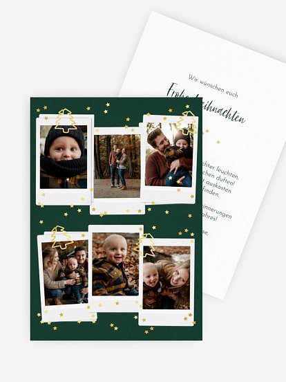 Weihnachtskarte Vintage Christmas