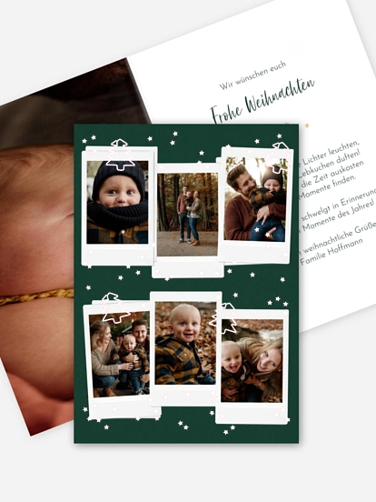 Weihnachtskarte Vintage Christmas