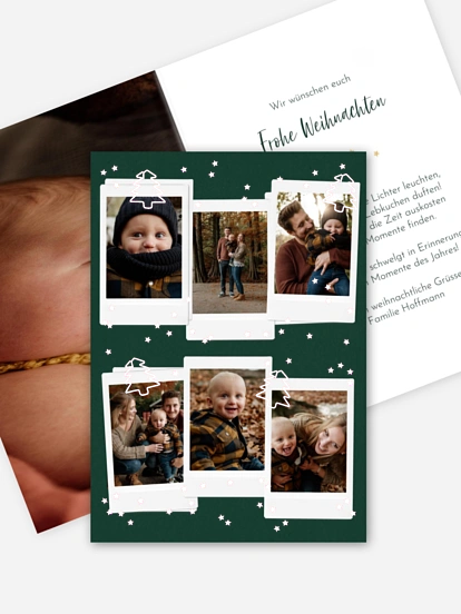 Weihnachtskarte Vintage Christmas