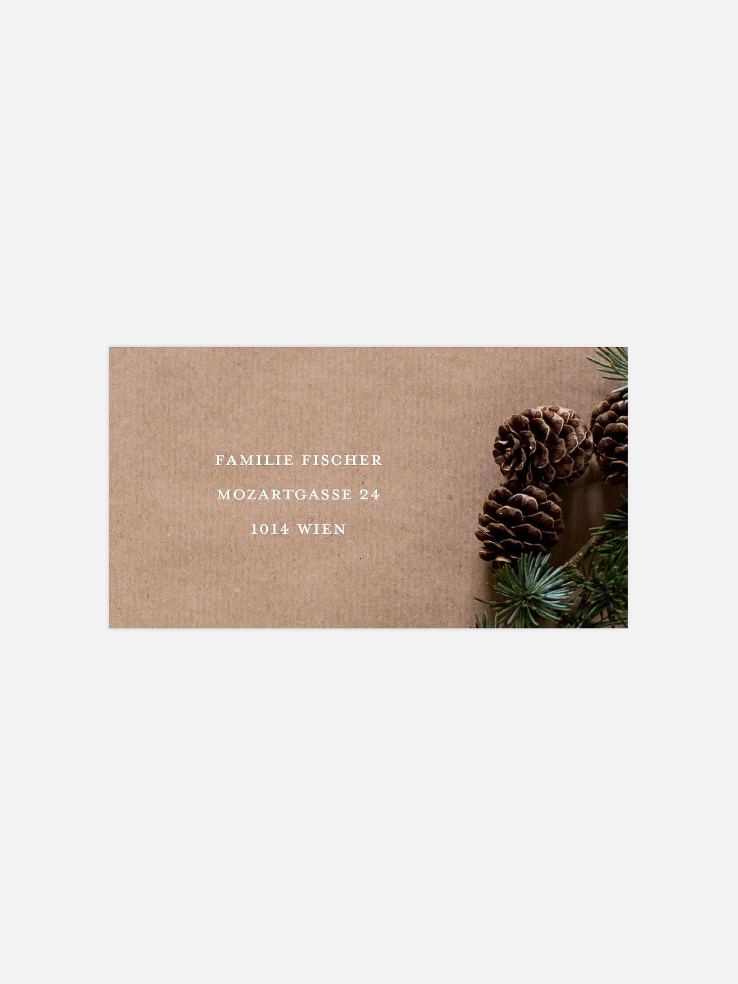 Empfängeraufkleber Weihnachten Empfängeraufkleber ""Pretty Gift"