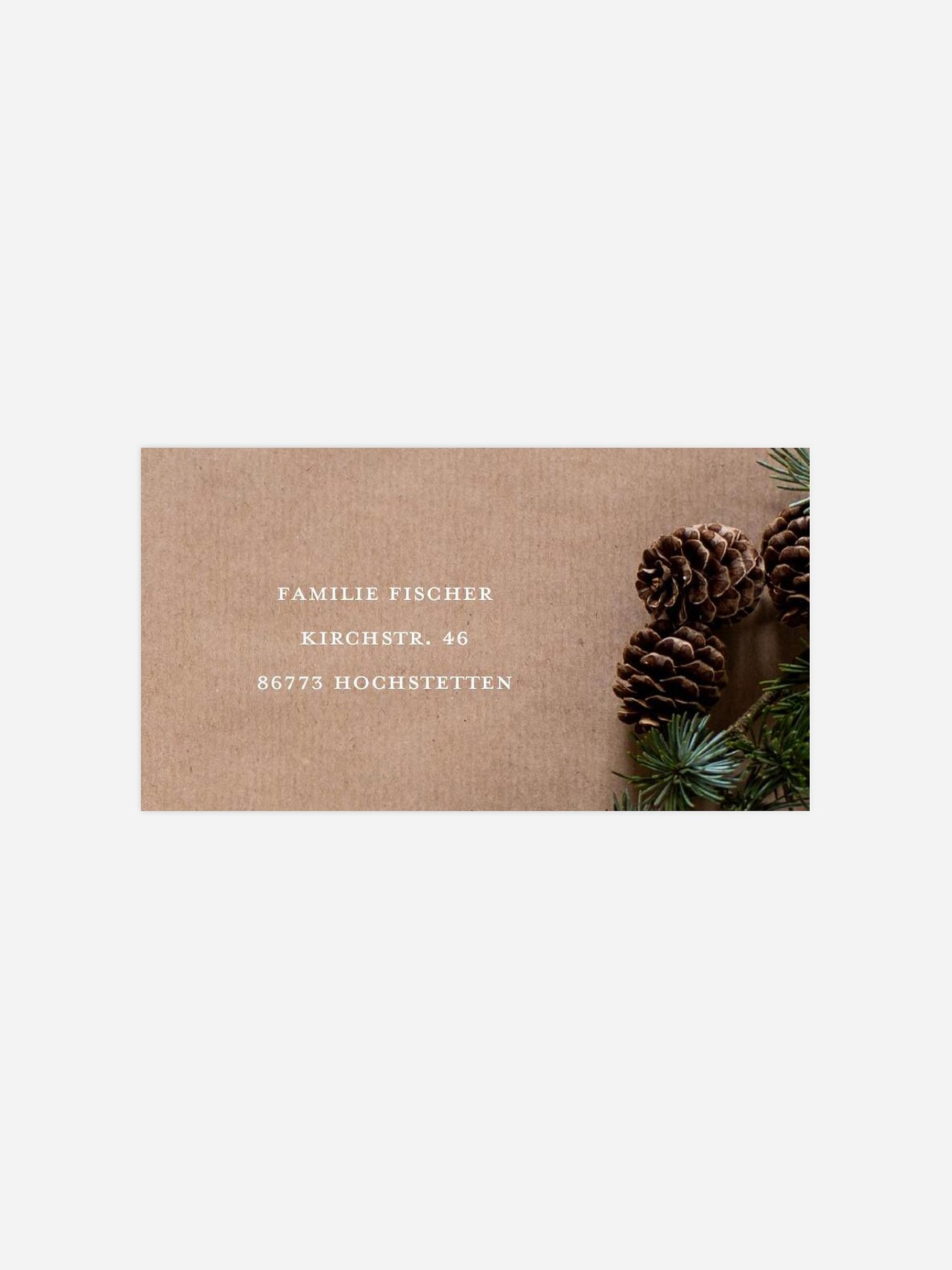 Empfängeraufkleber Weihnachten Empfängeraufkleber ""Pretty Gift"