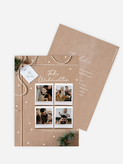 Weihnachtskarte Pretty Gift