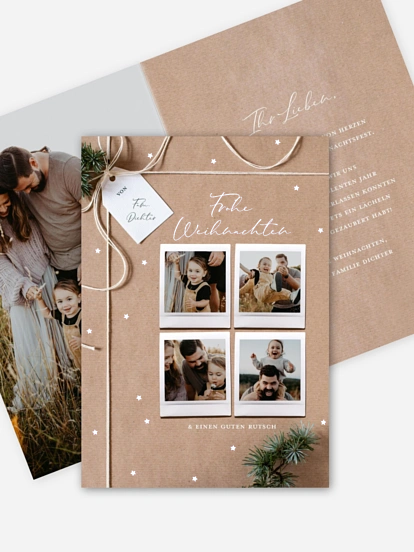 Weihnachtskarte Pretty Gift