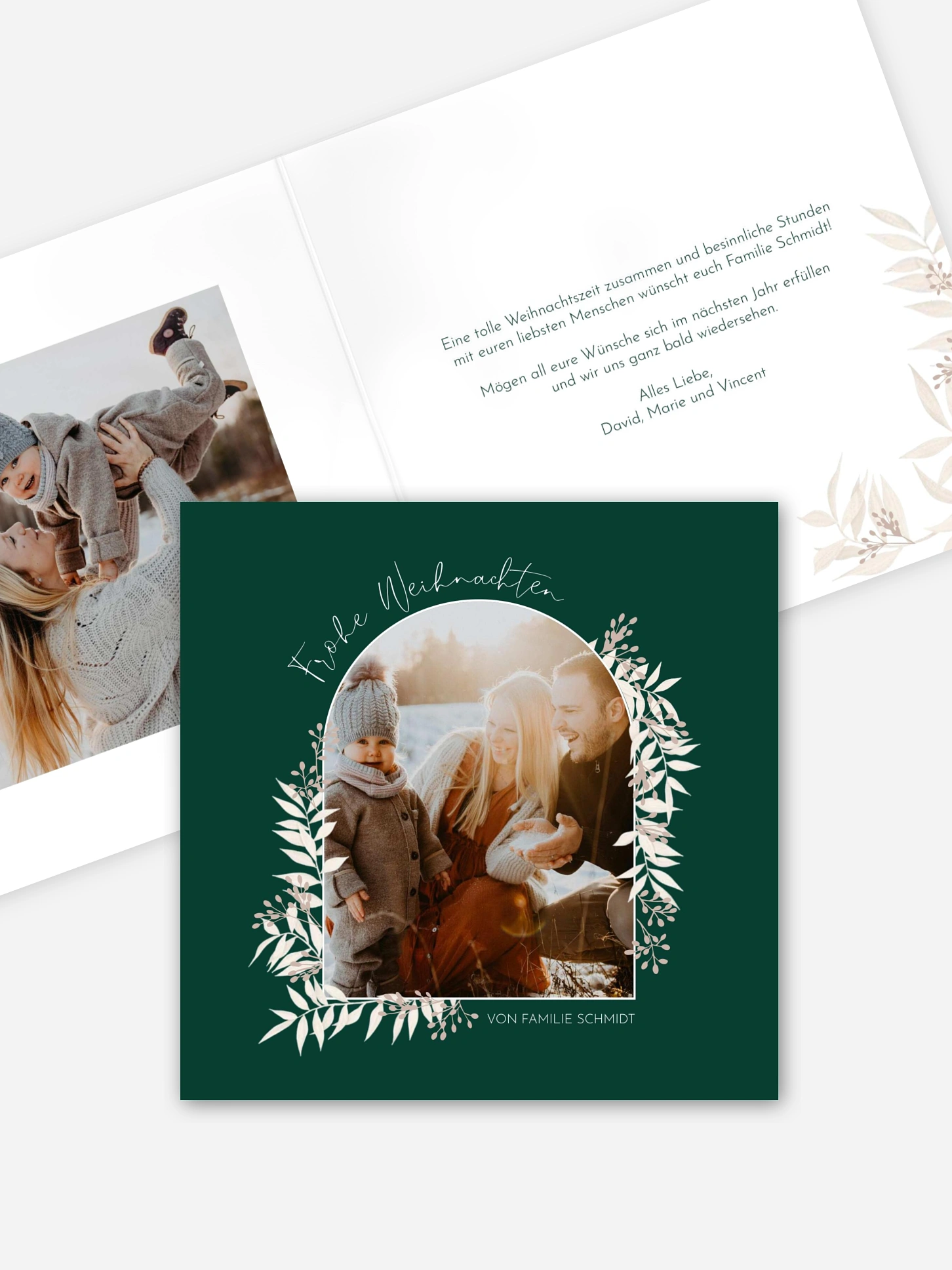 Weihnachtskarte White Christmas