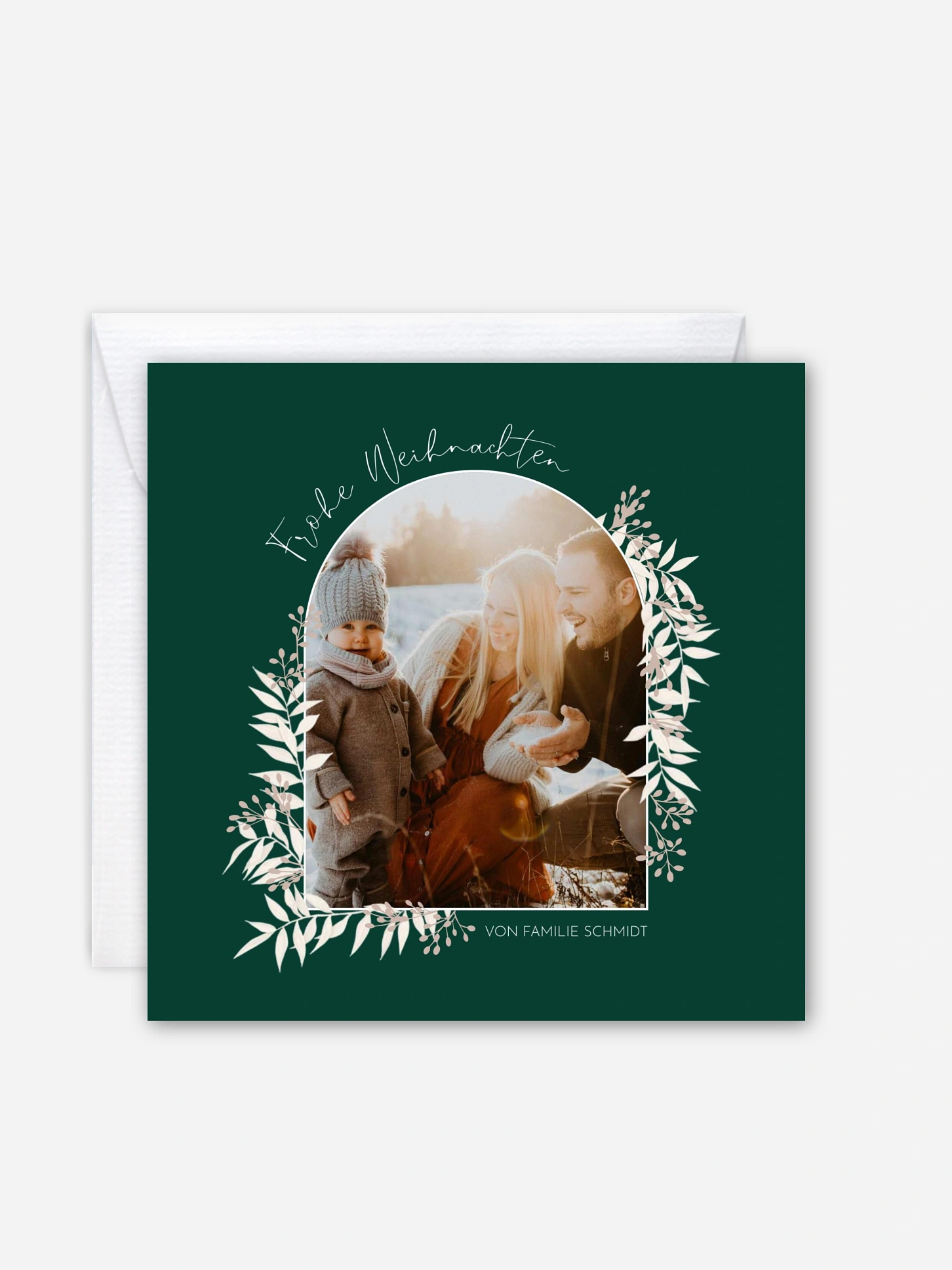 Weihnachtskarte White Christmas
