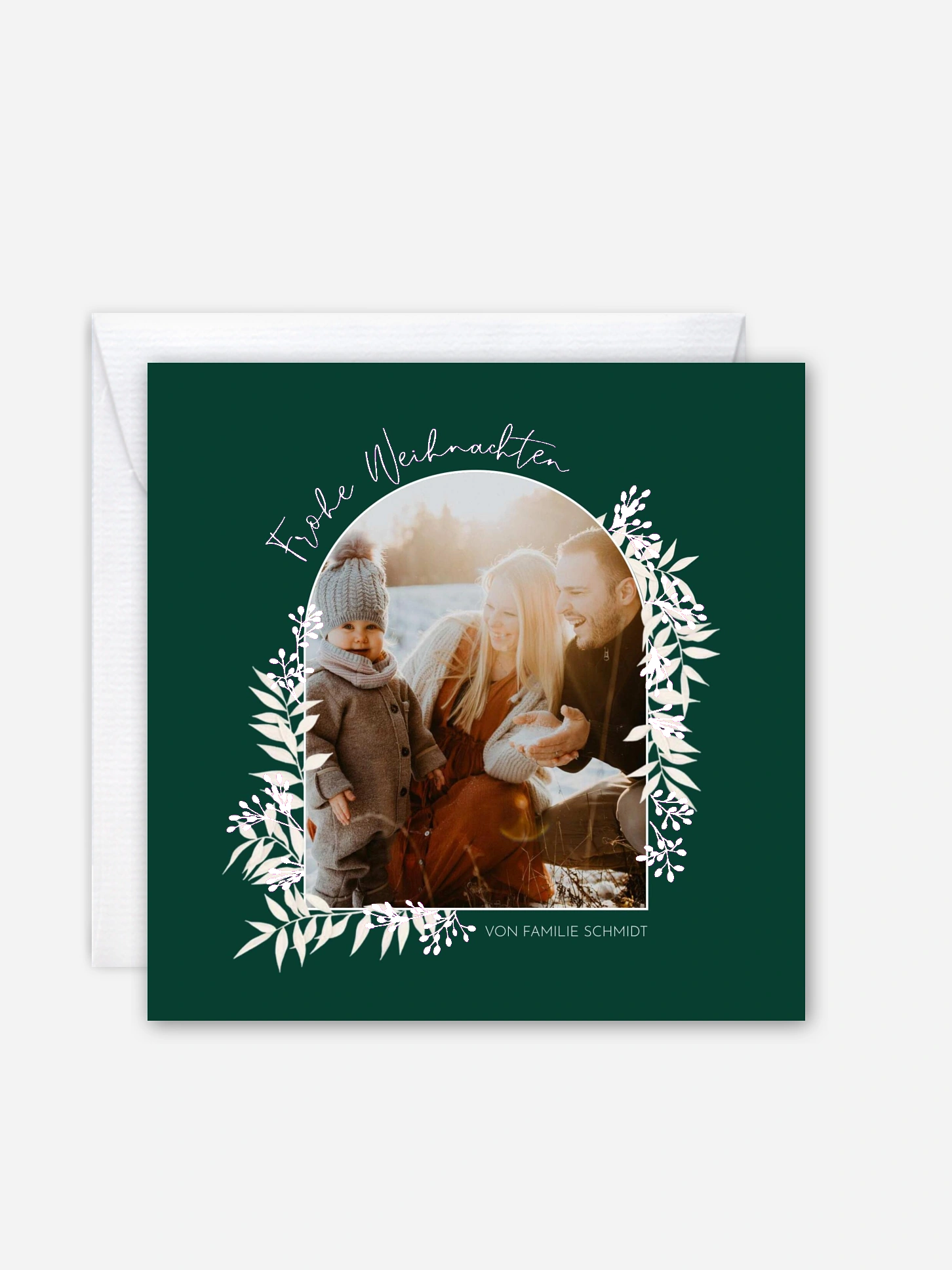 Weihnachtskarte White Christmas