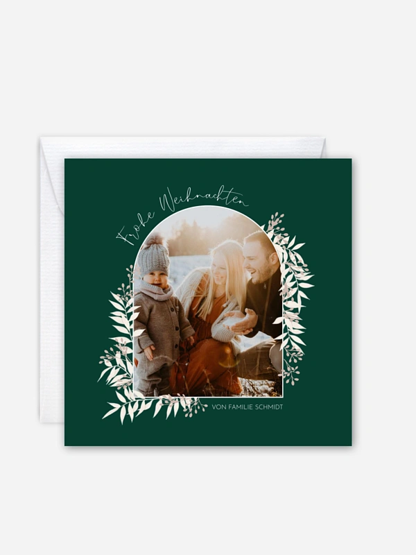 Weihnachtskarte White Christmas