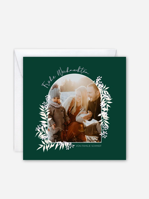 Weihnachtskarte White Christmas