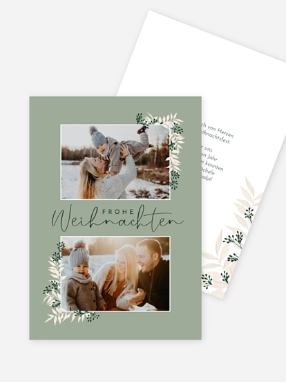 Weihnachtskarte White Christmas