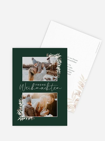 Weihnachtskarte White Christmas