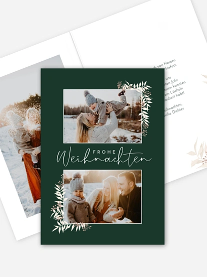 Weihnachtskarte White Christmas