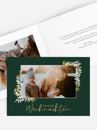 Weihnachtskarte White Christmas