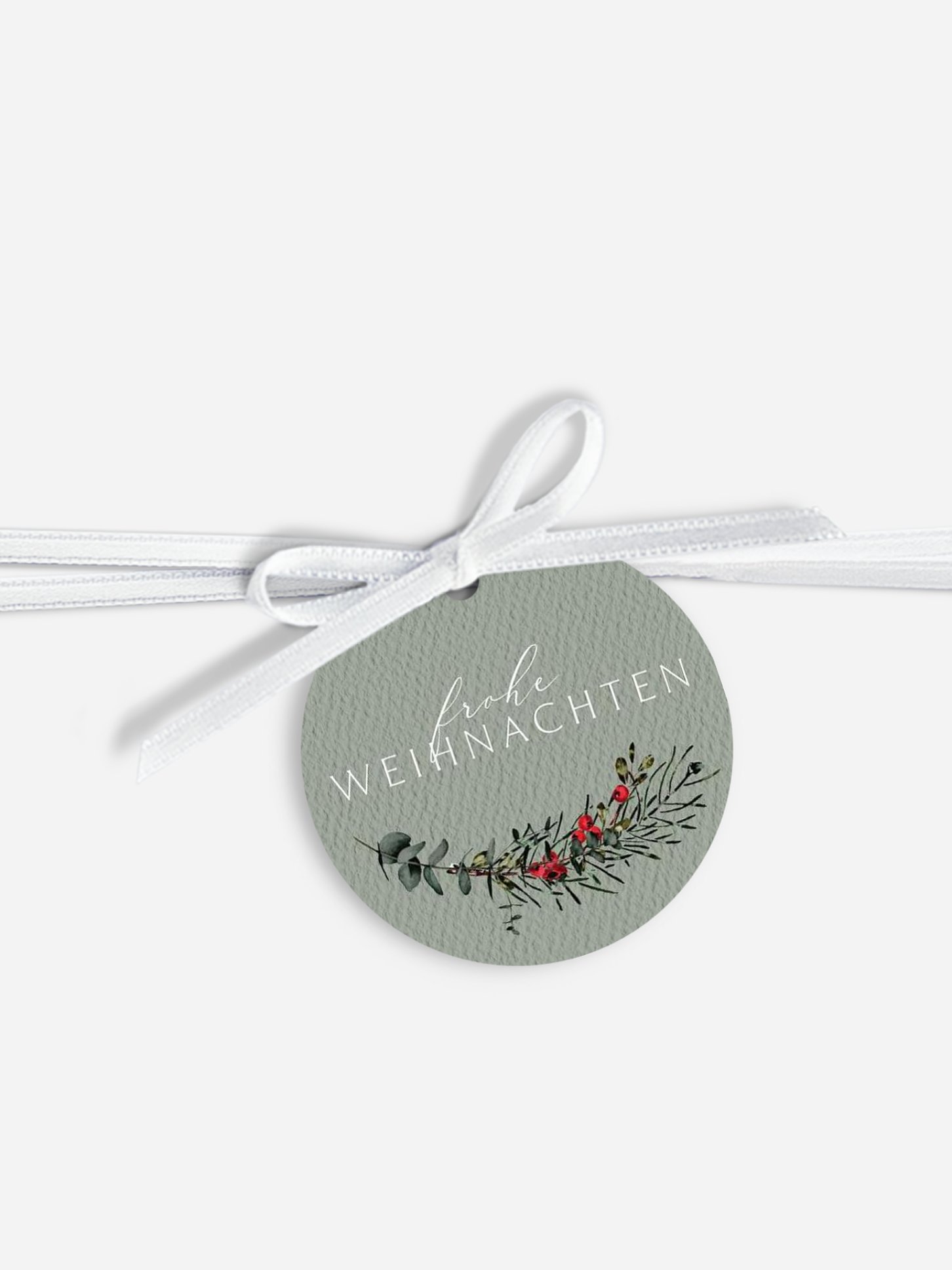 Geschenkeanhänger Classic Wreath