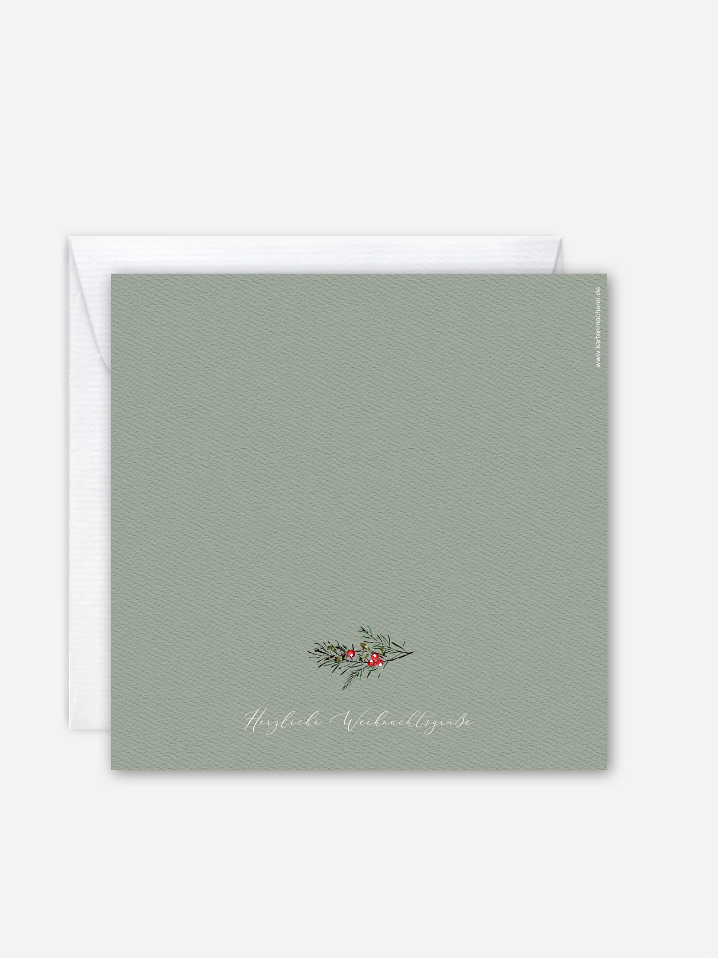 Weihnachtskarte Classic Wreath
