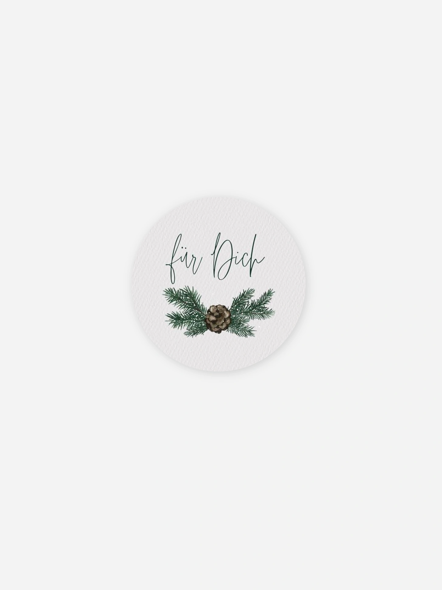 Geschenkaufkleber Weihnachten Goldener Advent