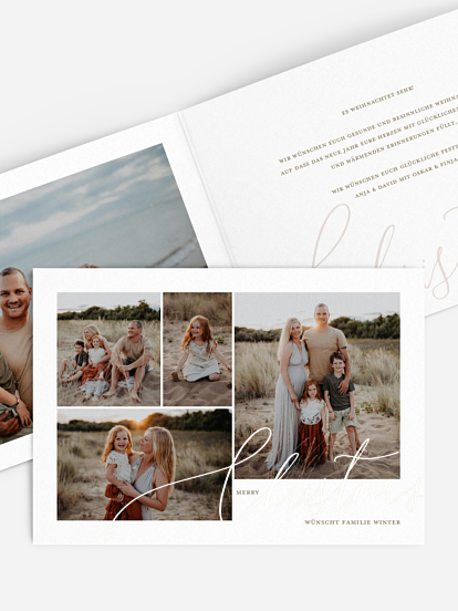 Weihnachtskarte Full of Joy