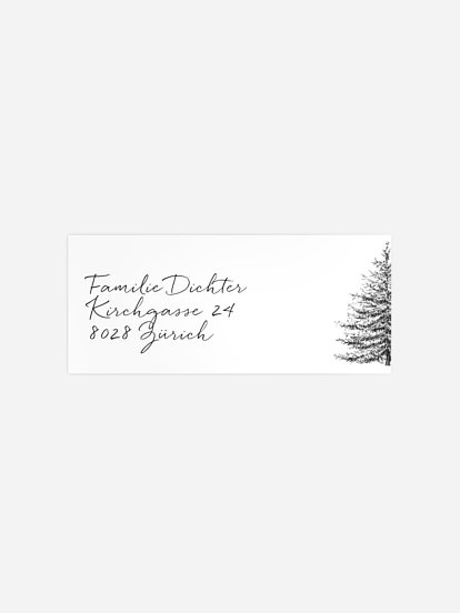 Absenderaufkleber Weihnachten Holiness