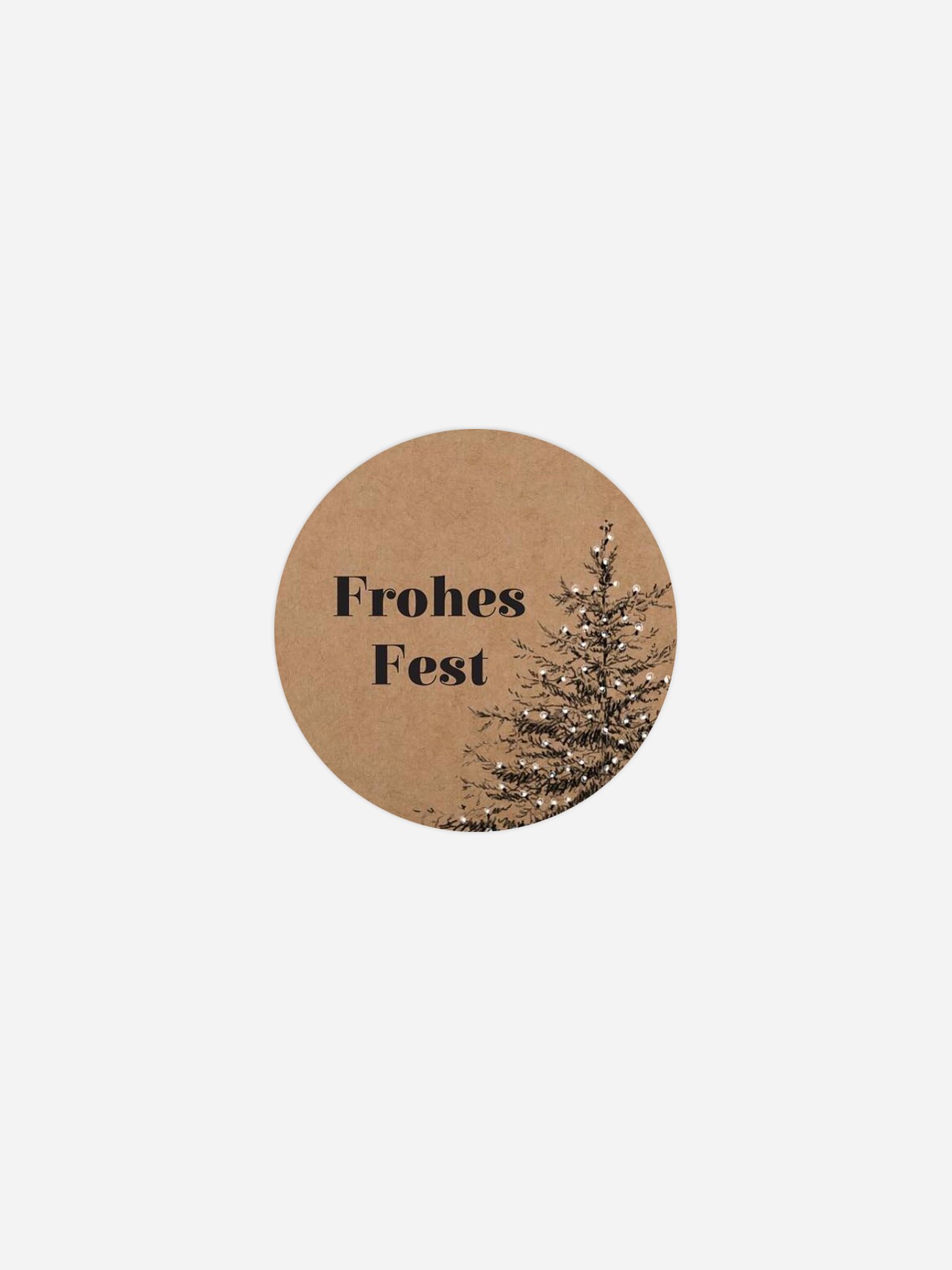 Geschenkaufkleber Weihnachten Holiness