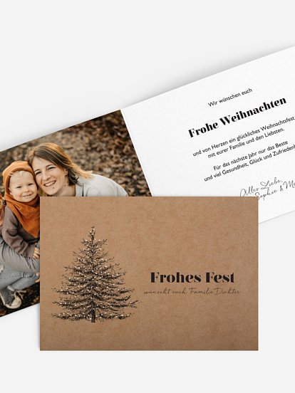 Weihnachtskarte Holiness