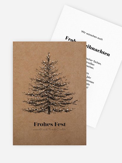 Weihnachtskarte Holiness