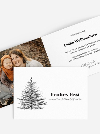Weihnachtskarte Holiness