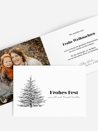 Weihnachtskarte Holiness