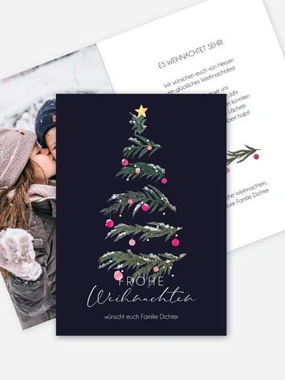 Weihnachtskarte Cozy Feeling