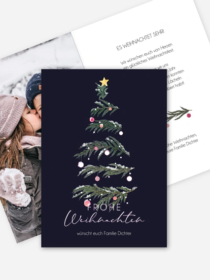 Weihnachtskarte Cozy Feeling