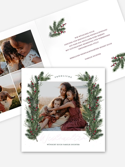 Weihnachtskarte Pine Arch