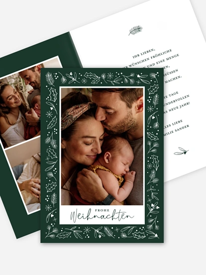 Weihnachtskarte Wonderful